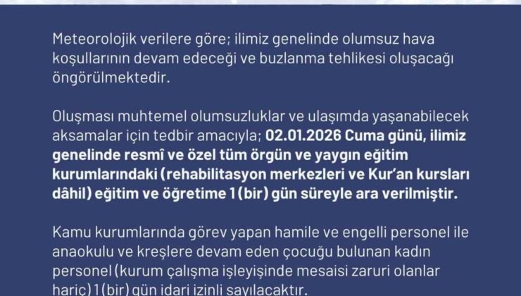 Ardahan’da eğitime kar engeli