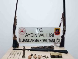 Aydın’da Jandarmadan tarihi eser kaçakçılığı operasyonu