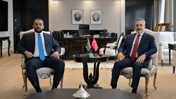 Bakan Fidan, Libya Milli Birlik Hükümeti Savunma Bakanvekili Zubi ile görüştü