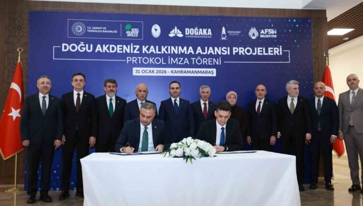 Bakan Kacır, Kahramanmaraş’ta SOGEP projelerinin imza törenine katıldı