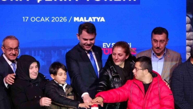 Bakan Kurum: “Yüzyılın Konut Projesi ile Türkiye genelinde 500 bin sosyal konut inşa ediyoruz”