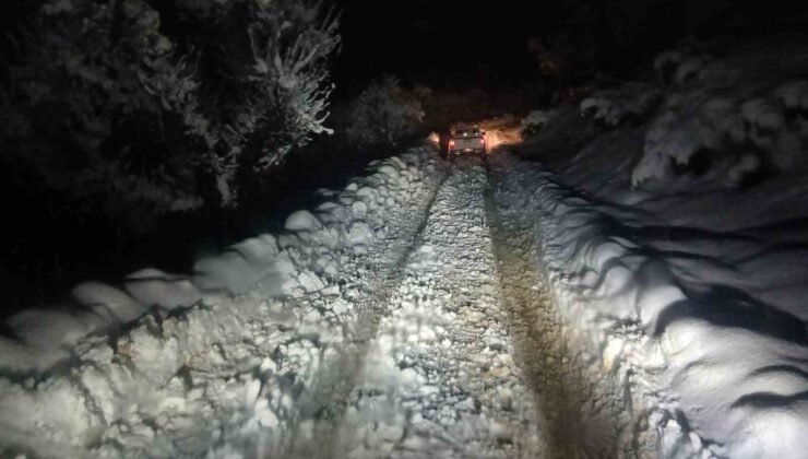 Batman’da kapalı yol açıldı, 14 yaşındaki Gülsüm sağlık ekiplerine ulaştırıldı