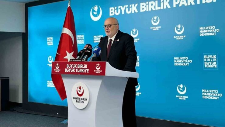 BBP Genel Sekreteri Yelis: “Milletimize 33 yıldır hizmet etmiş olmanın verdiği gurur ve mutluluğu yaşıyoruz”
