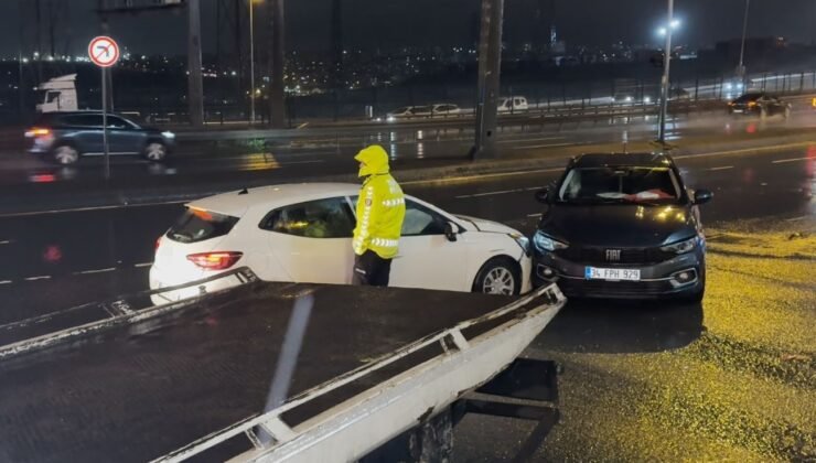 Beylikdüzü E-5’te iki araç çarpıştı: 1 yaralı