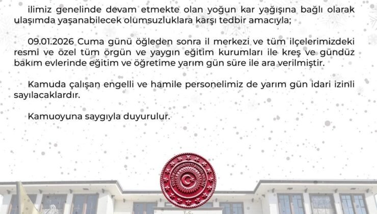 Bingöl’de eğitime ara