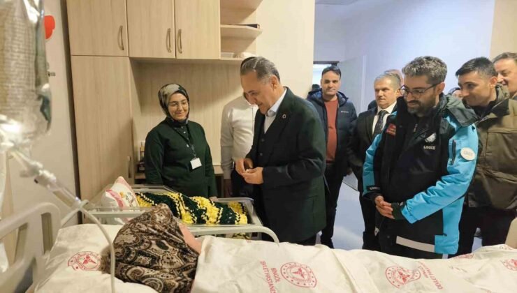 Bingöl’de yeni yılın ilk bebeği “Mihrişah” oldu