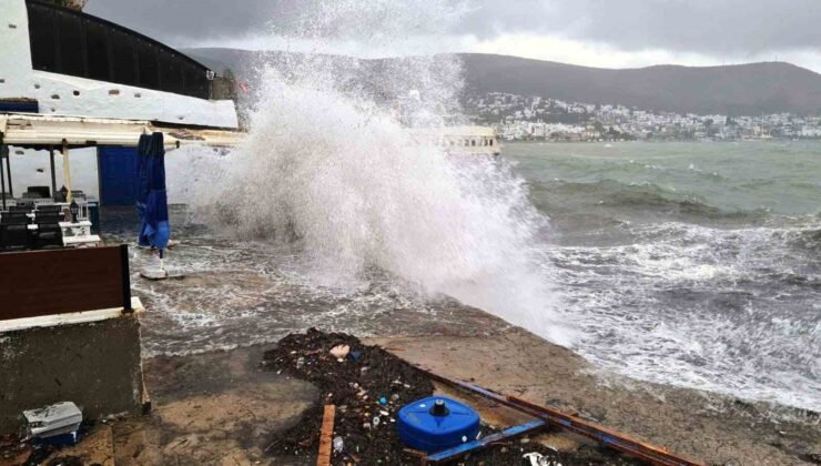 Bodrum-Kaş arasında denizlerde fırtına uyarısı