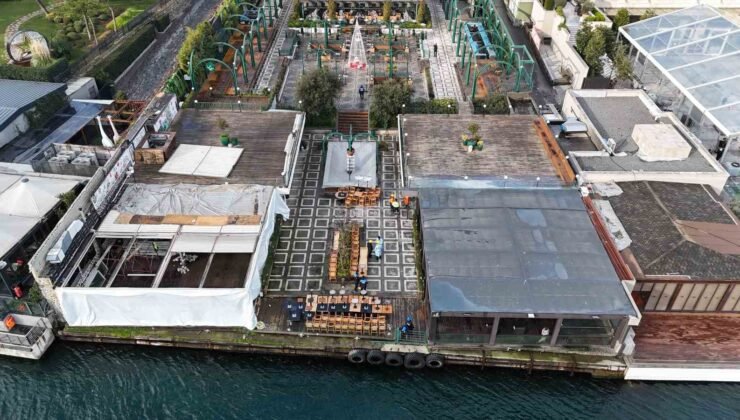Boğaz hattında yıkımlar sürüyor: Beşiktaş’taki ünlü gece kulübünün kaçak kısımları yıkıldı