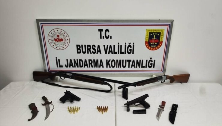 Bursa’da silah operasyonu: 2 gözaltı