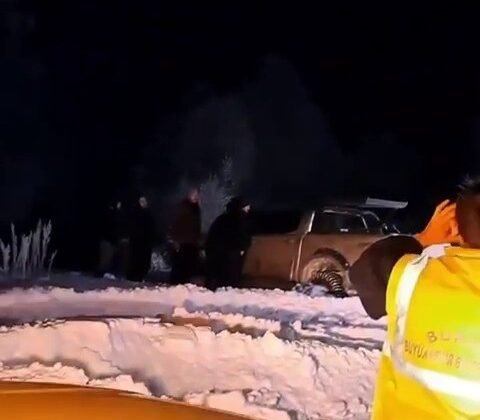 Bursa’da yaylada mahsur kalan 6 kişi kurtarıldı