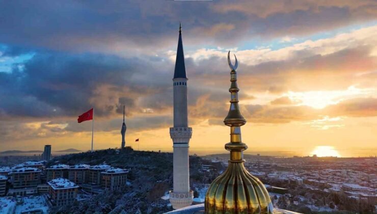 Çamlıca’da mest eden gün batımı