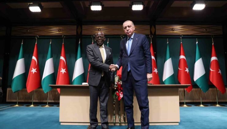 Cumhurbaşkanı Erdoğan: “Nijerya Cumhurbaşkanı Tinubu ile 5 milyar dolar ticaret hacmi hedefimize bağlılığımızı teyit ettik”