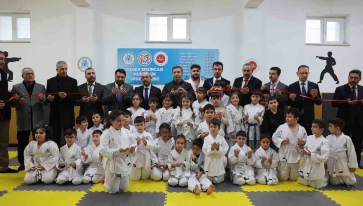 Değer Erzincan Müftülük Spor Kulübü hizmete açıldı