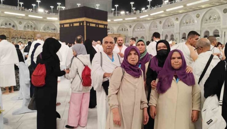 Denizlili umreciler Mekke’de ilk umre ibadeti gerçekleştirildi