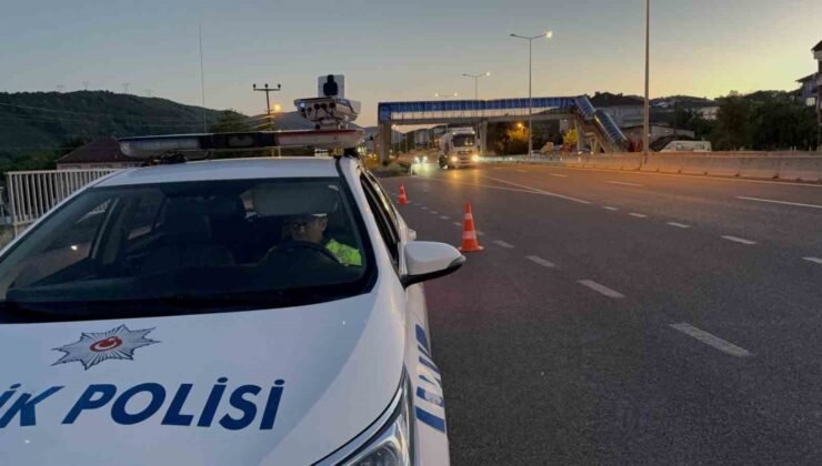 Düzce’de bir yılda 133 bin 343 araç sürücüsüne cezai işlem uygulandı