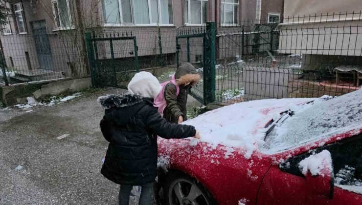 Düzce’de kar sürprizi
