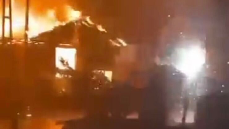 Düzce’de mobilya atölyesi küle döndü