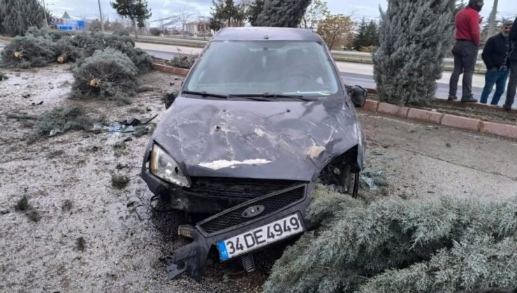 Elazığ’da trafik kazası: 1 yaralı