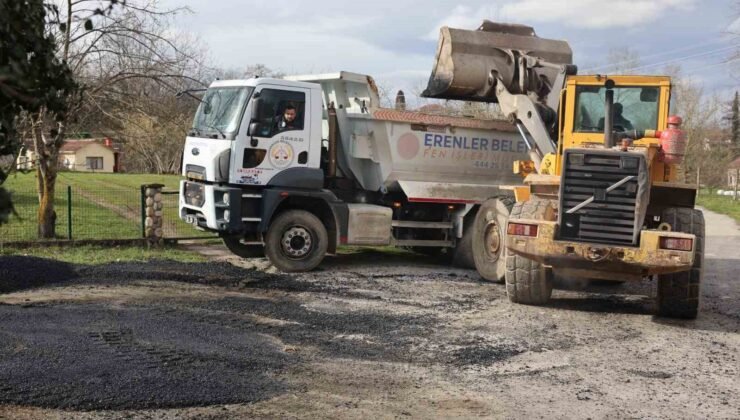 Erenler’de ulaşım çalışmaları devam ediyor