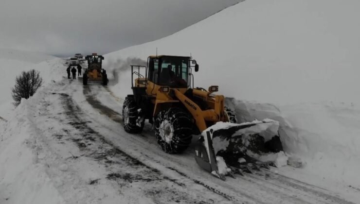 Erzincan’da 328 köy yolu ulaşıma kapandı