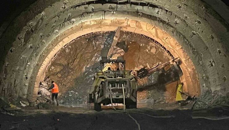 Erzurum’da tünel çalışmaları devam ediyor