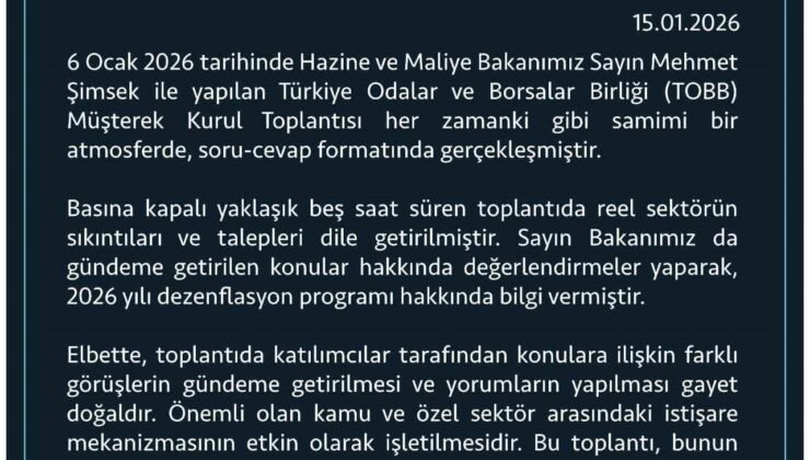 “Farklı görüşlerin gündeme getirilmesi ve yorumların yapılması gayet doğaldır”