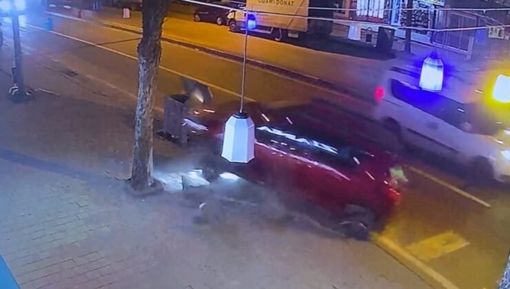 Fren yerine gaza bastı, 2 kişi yaralandı