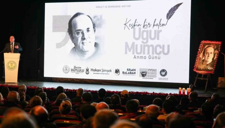 Gazeteciliğin keskin kalemi Uğur Mumcu Manisa’da anıldı