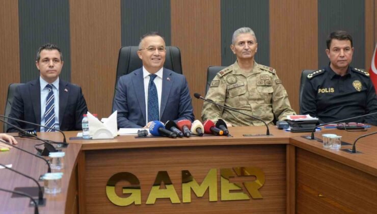 Gaziantep’te 626 terör operasyonu yapıldı, 662 kilo uyuşturucu ele geçirildi