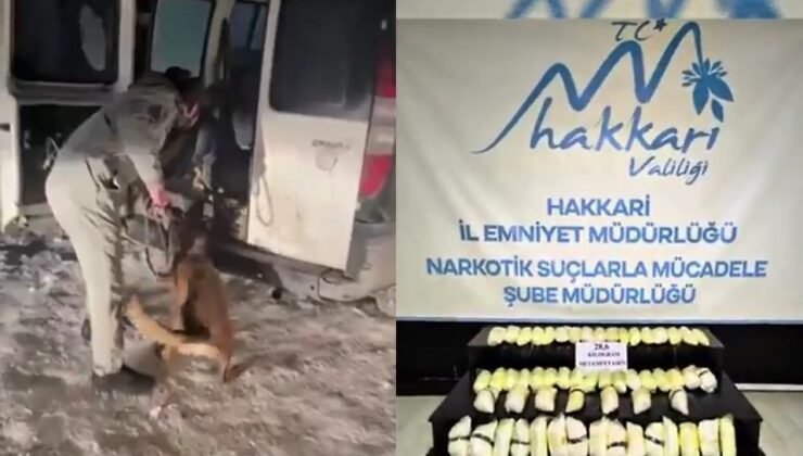 Hakkari’de 28 kilo 600 gram gelen metamfetamin ele geçirildi