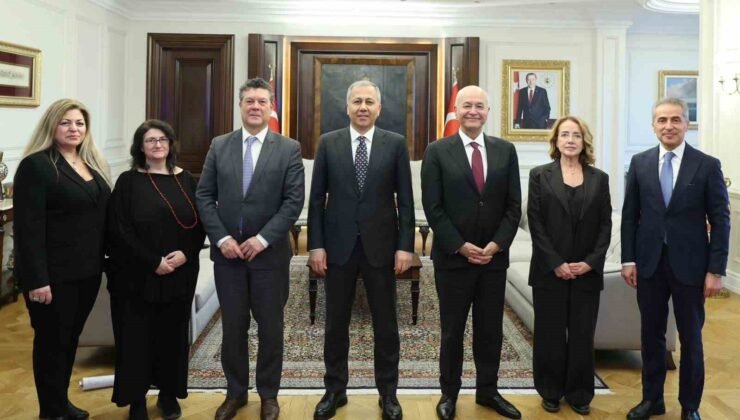 İçişleri Bakanı Ali Yerlikaya, BM Mülteciler Yüksek Komiseri Berhem Salih ile görüştü