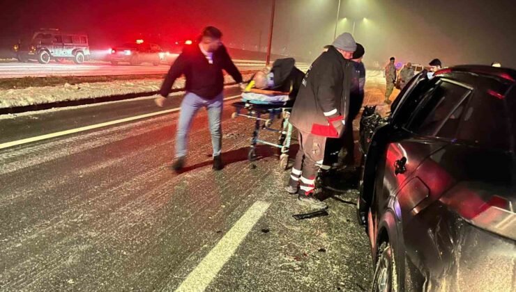 Iğdır’da trafik kazası: 1 yaralı
