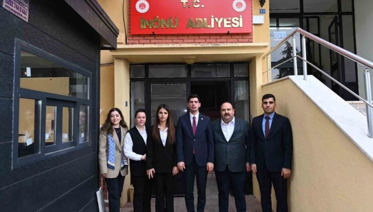 İnönü Adliyesi’ne hayırlı olsun ziyareti