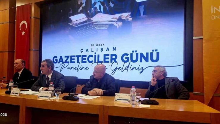 İnönü Üniversitesi’nde 10 Ocak Çalışan Gazeteciler Günü paneli