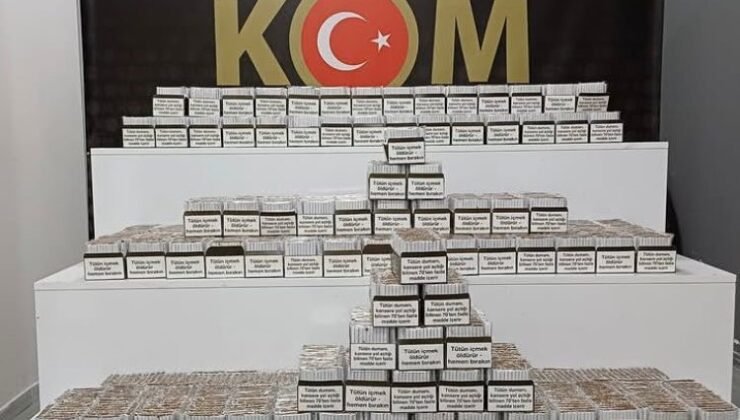 Isparta’da 40 bin adet dolu makaron ele geçirildi