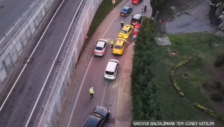 İstanbul’da dron destekli trafik uygulaması