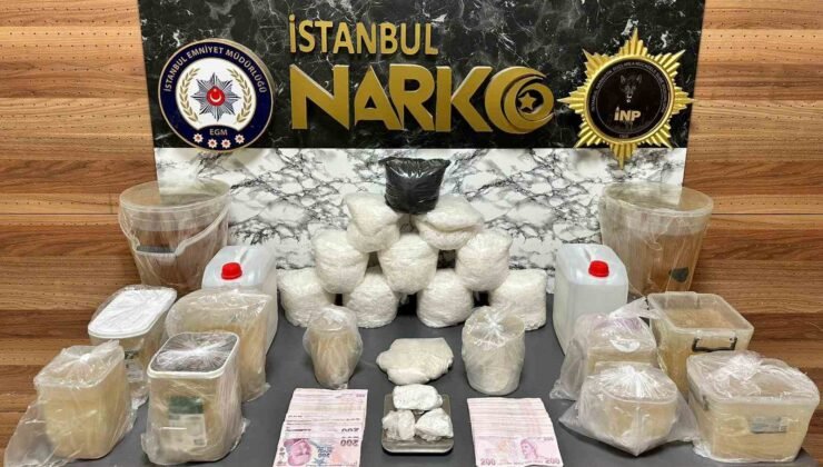 İstanbul’da uyuşturucu operasyonu: 3 gözaltı