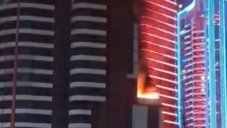 İzmir’de lüks yapıda yangın paniği