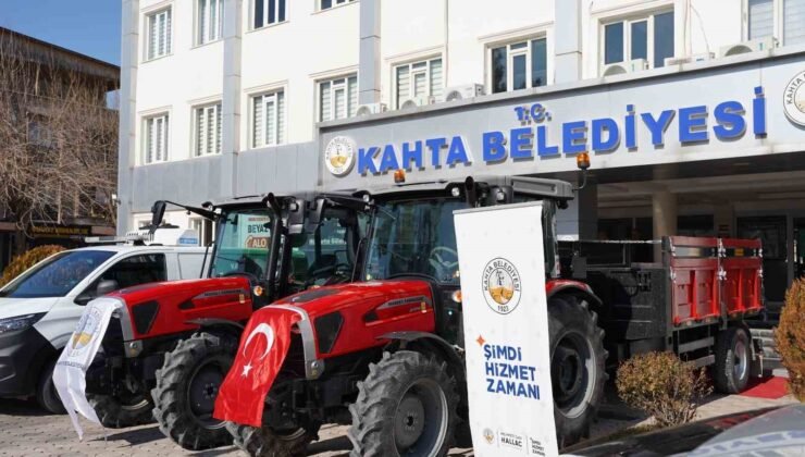 Kahta Belediyesi’nin araç filosu güçleniyor