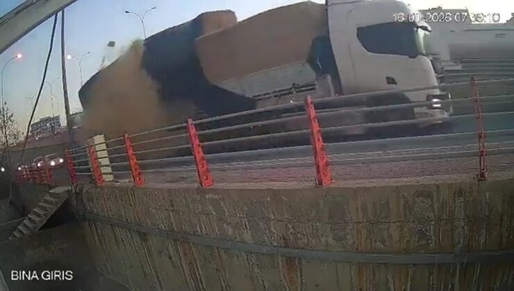 Kaldırımda yürürken hayatının şokunu yaşadı