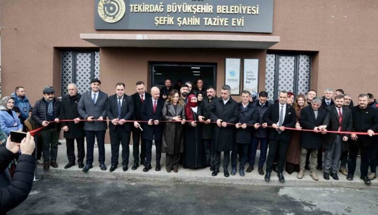 Kapaklı’da “Şefik Şahin Taziye Evi” hizmete açıldı