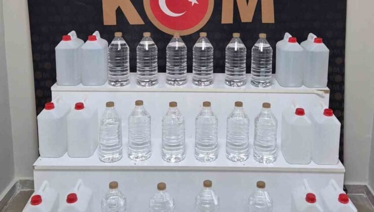 Kargo gönderisinde el yapımı etil alkol ele geçirildi