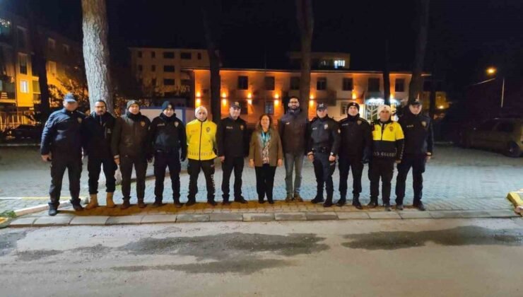 Kaymakam Doğru yeni yıla görevi başında girenleri unutmadı