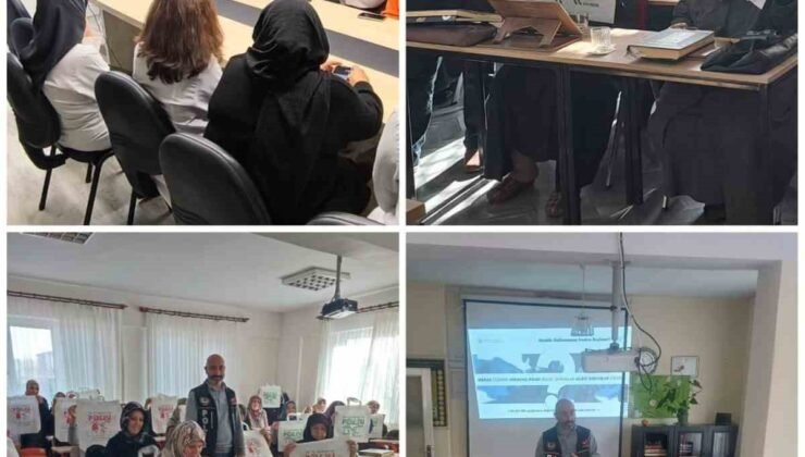 Kayseri 133 vatandaş uyuşturucu konusunda bilgilendirildi