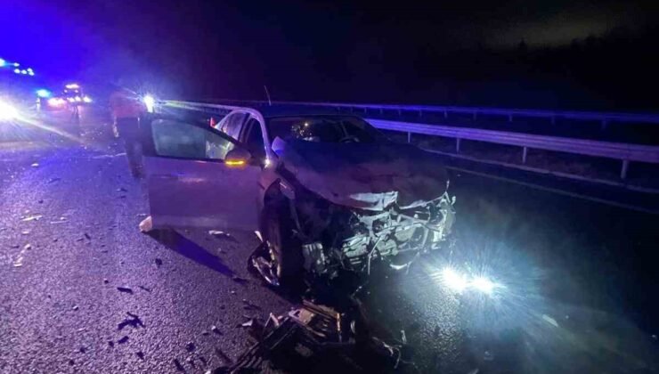 Kırklareli’de otomobiller çarpıştı: 6 yaralı