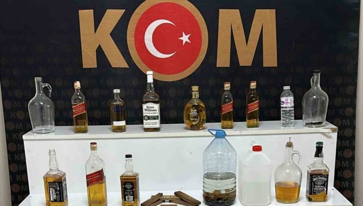 Kırşehir’de kaçak alkol ele geçirdi