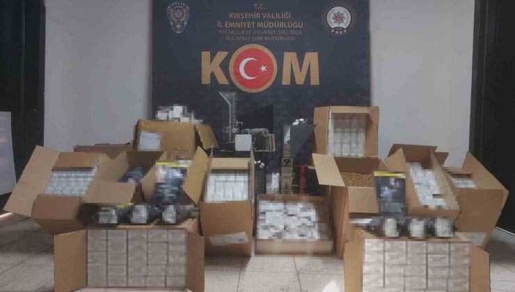 Kırşehir’de kaçak tütün operasyonu