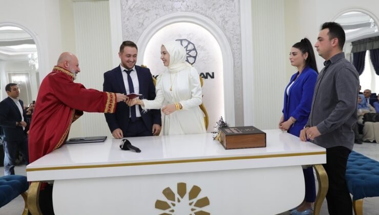 Kocasinan’da 2 bin 638 çift dünya evine girdi