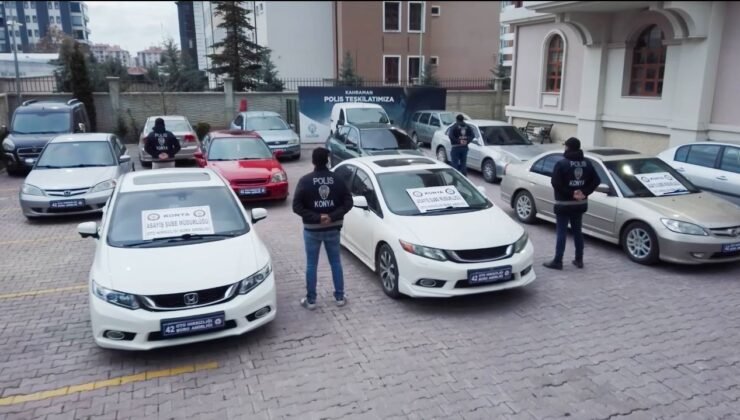 Konya’da “Change araç” çetesine yönelik operasyon
