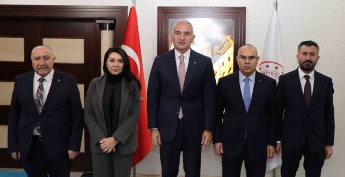 Kültür ve Turizm Bakanı Ersoy, Ağrı’da